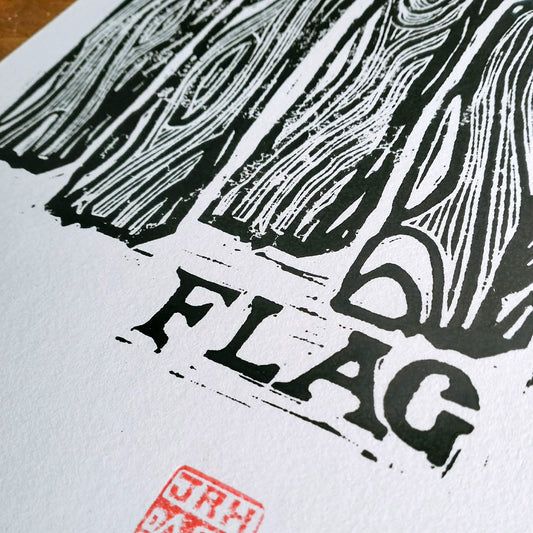 Block Flag A4