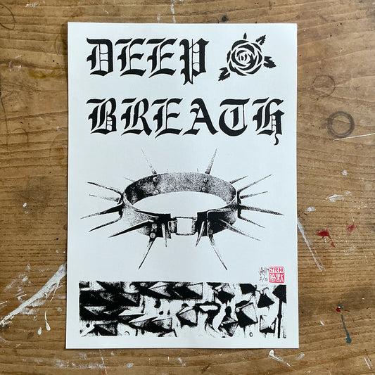 DEEP BREATH print