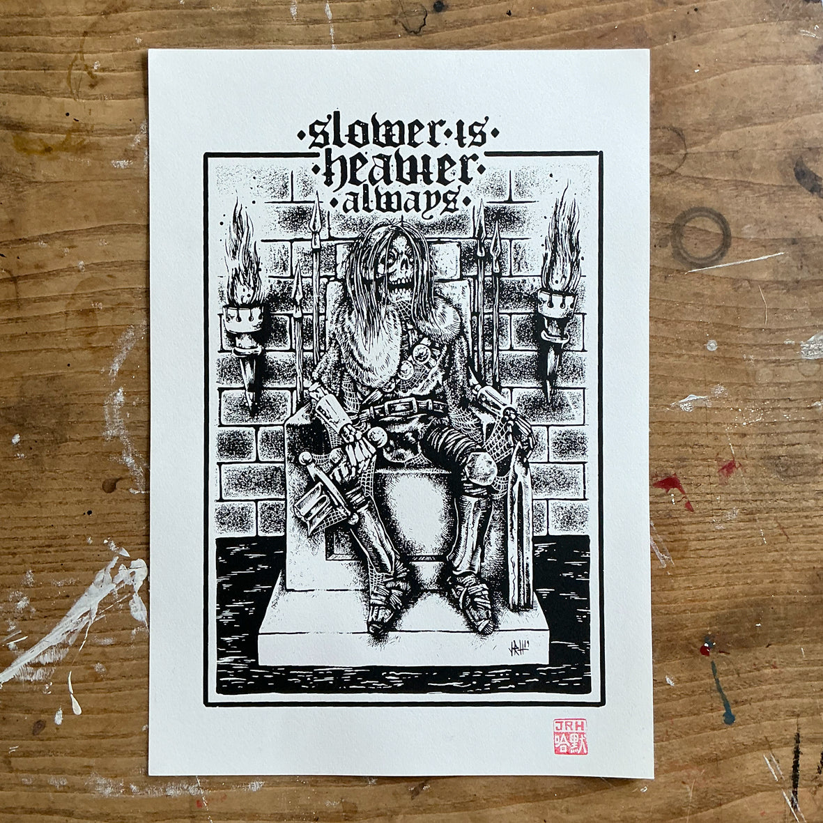 Slower is Heavier print